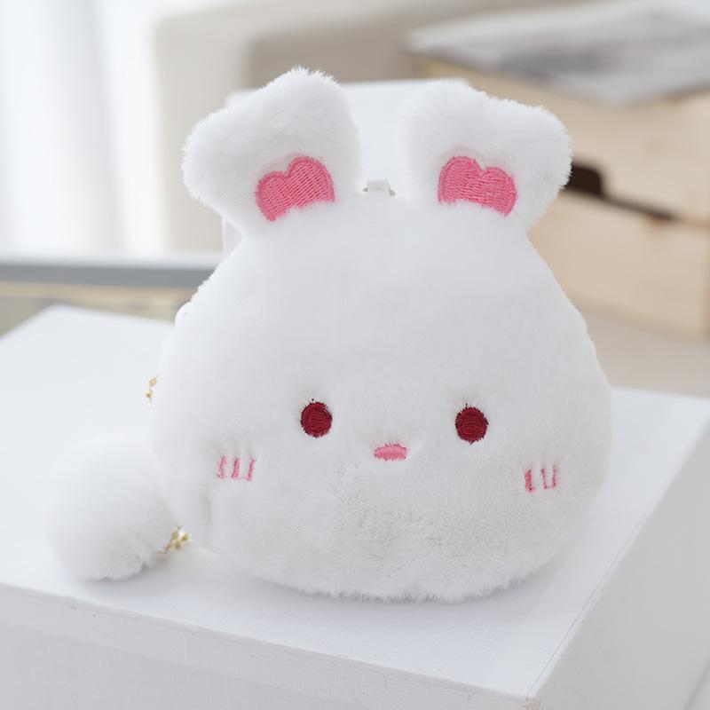 Cartoon Adorable Plush Toy Brooches Frogs Bunnies Pandas And Pink Pigs Bag Accessories