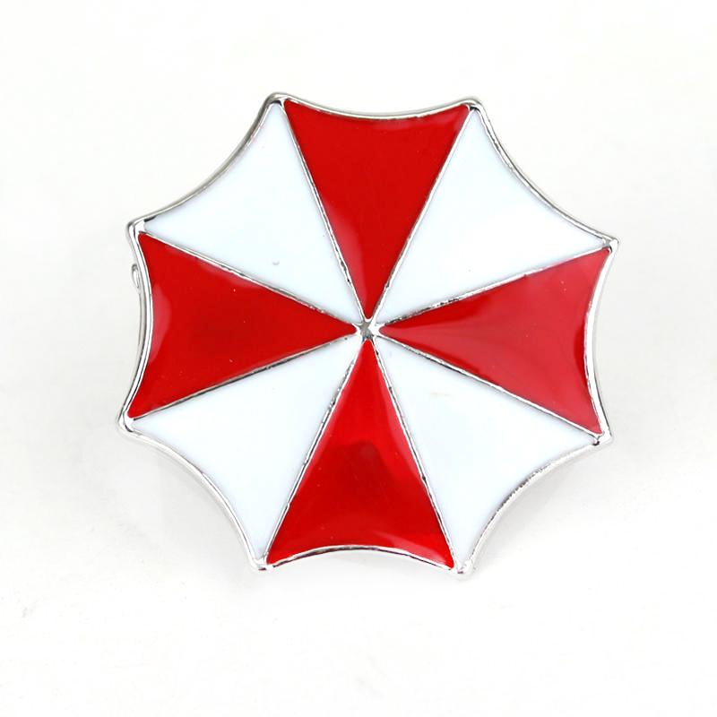Protective Umbrella Brooch Badge, Small Red Umbrella Shaped Brooch, Exquisite And Versatile Clothing Pin Accessories