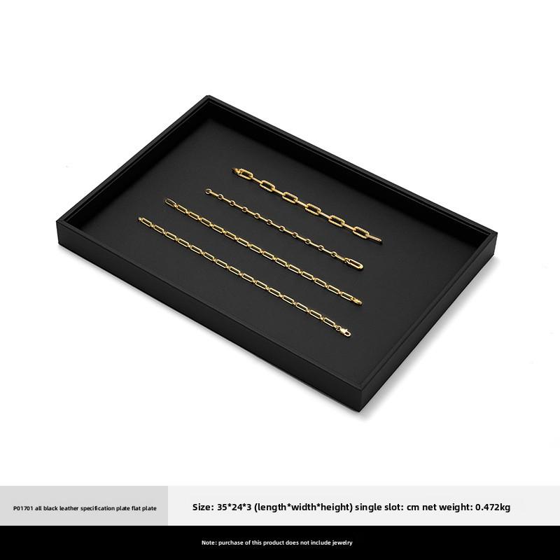 

Multi-Function Jewelry Display Box Ring Necklace Storage Tray Pendant Showcase Props