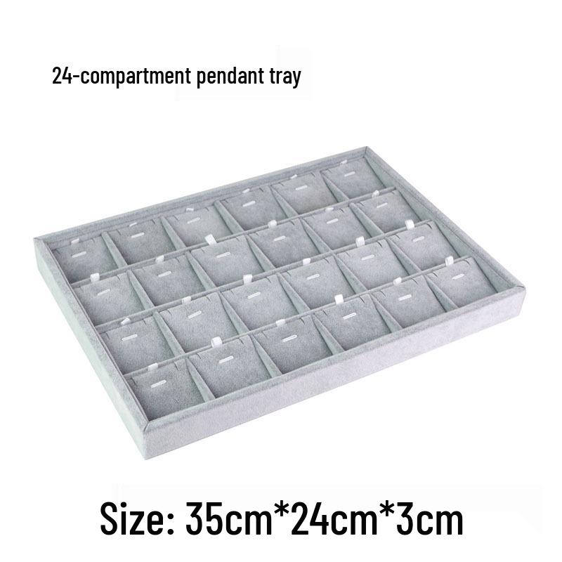 Zestaw biżuterii z lodowego aksamitu: Taca, Rama, Manekin, Przechowywanie naszyjników i bransoletek