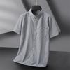 Cămașă bărbătească cu mânecă scurtă, mărime mare 10XL, pentru primăvară și toamnă, cămașă casual bărbătească, largă, elastică
