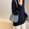 Kätzchen Bestickt Handy Tasche Jeans Tasche Damen Schulter Crossbody Tasche