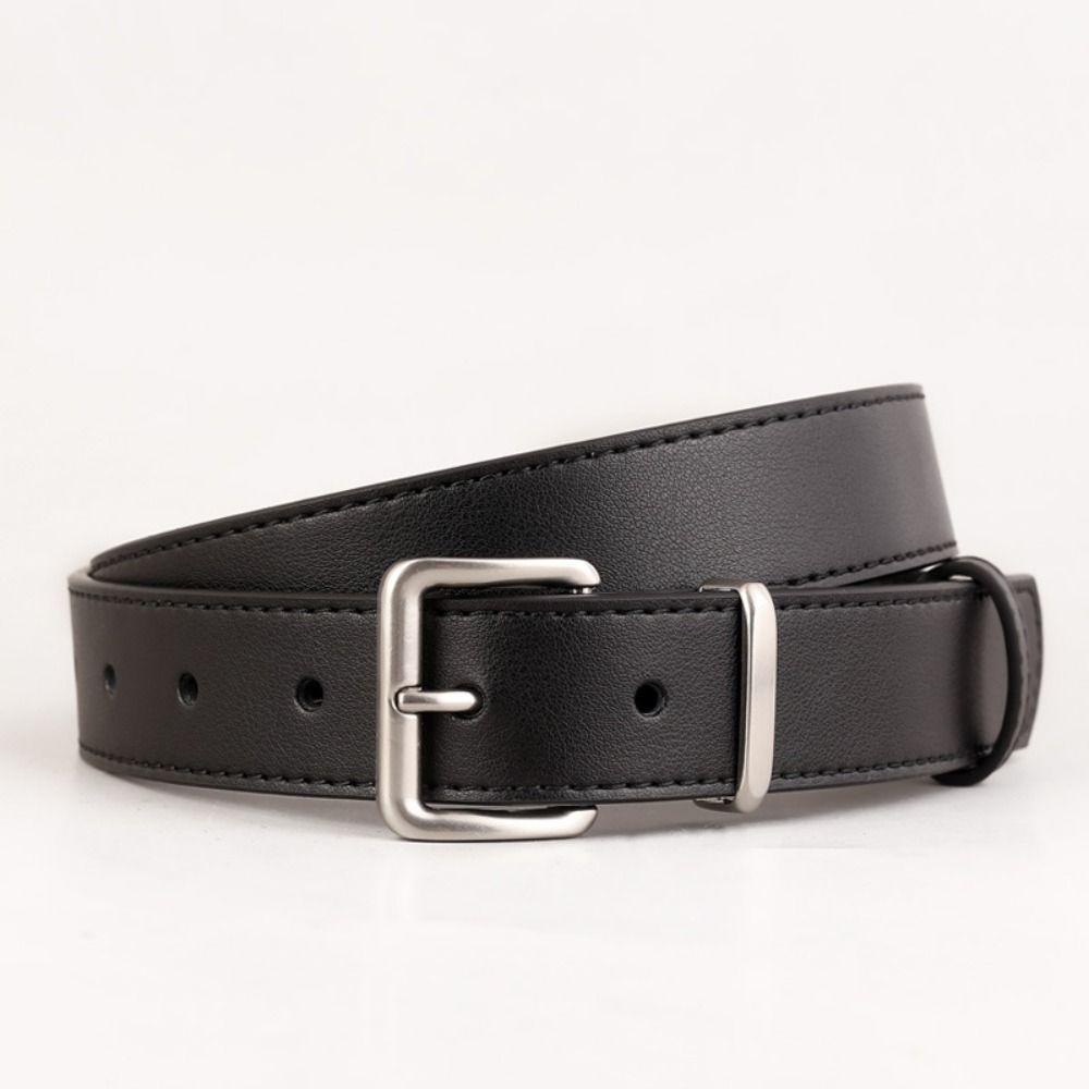 Fashion Leather Belt Adjustable Waistband Belt Simple Women Belt  All-Match
