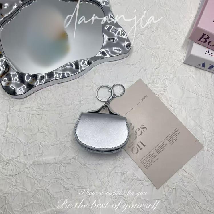 Schicke Hufeisen-Design Schlüsselanhänger-Tasche Weiche Echte Lederkonstruktion Ergonomischer Metallclip Zur Befestigung an der Tasche