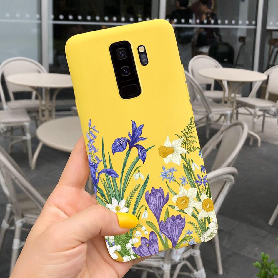For Samsung Galaxy S9 Case G960F/DS Phone Cover Luxury Cartoon Soft Slim Funda For Samsung S9 Plus G965F S9+ Coque S9Plus Bumper