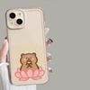 Cute Capybara Phone Case For IPhone 16 15 14 13 12 11 Pro Max X XS XR 7 8 Plus SE Fundas Funny Animals Transparent Soft Cover