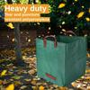 1PcsReusable garden bag with reinforced handle - portable foldable lawn bag suitable for home, garden, and yard cleaning.