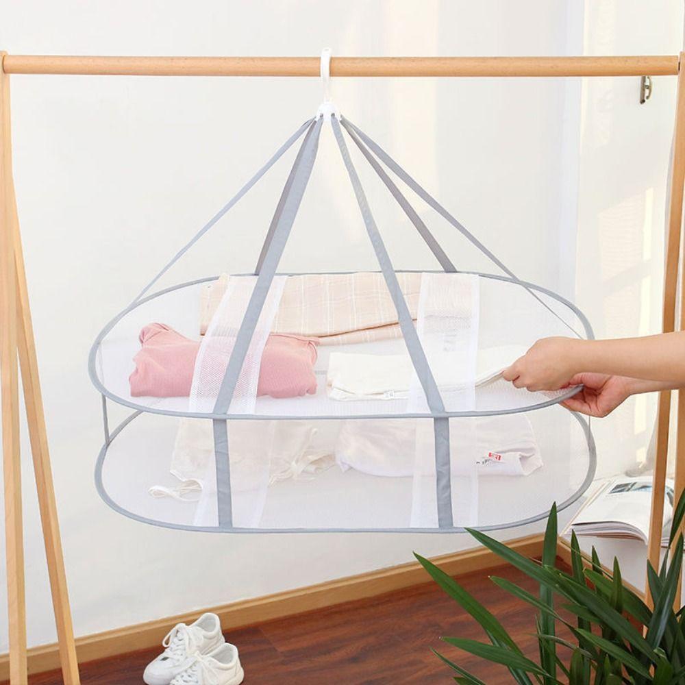 

Корзина для одежды с защитой от деформации, многофункциональная корзина для белья, подвесная сетчатая вешалка для полотенец, носков, купальника