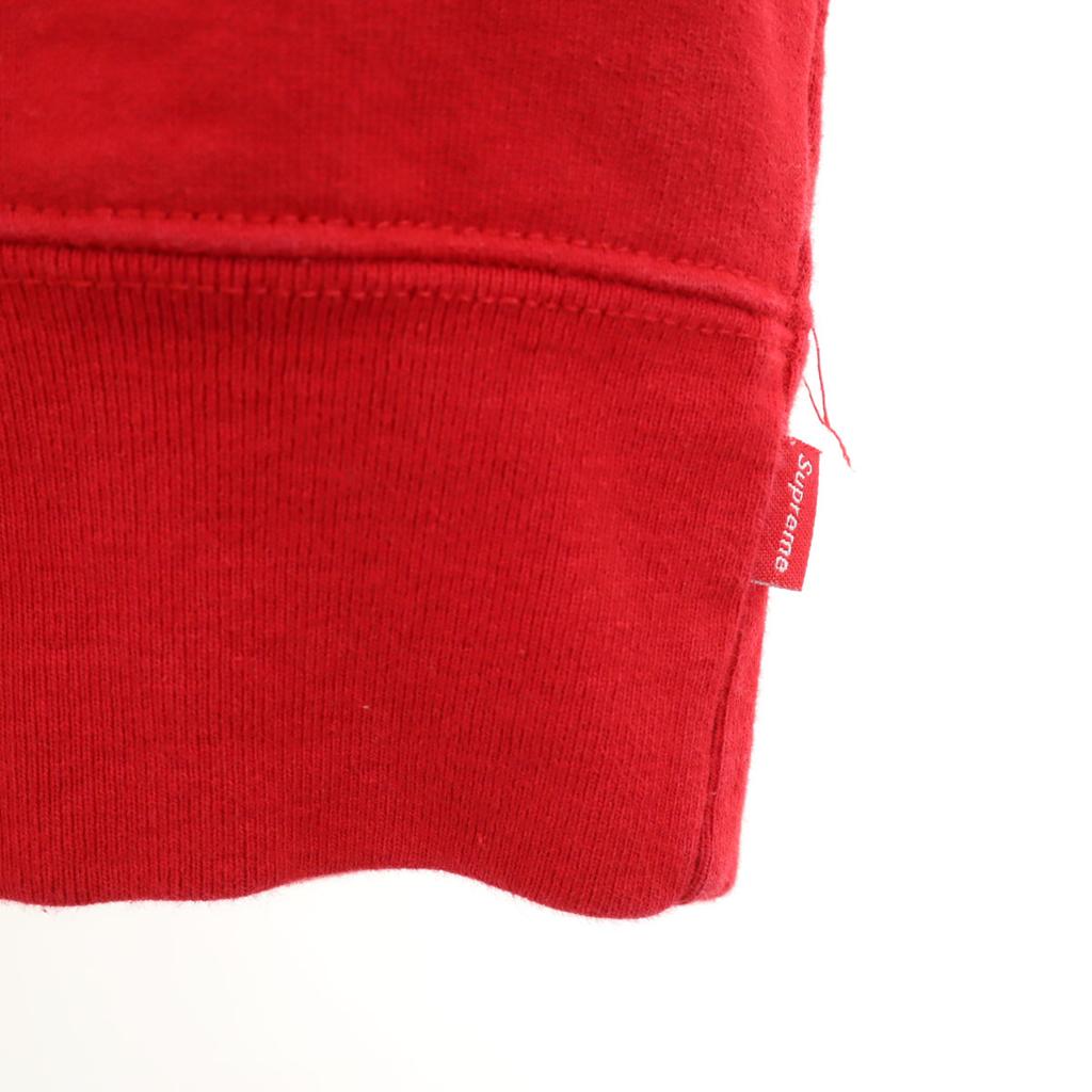 Supreme 21AW Made In Canada Long Sleeve Sweat Trainer M Red Back Brushed Men's Used