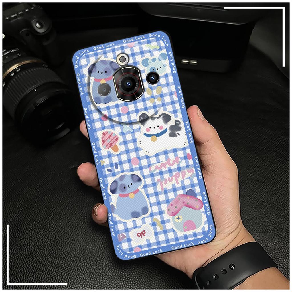 Anti-dust Cute Phone Case For ZTE Nubia Focus Pro 5G Soft Case Cartoon Back Cover Silicone Animals Waterproof Protective