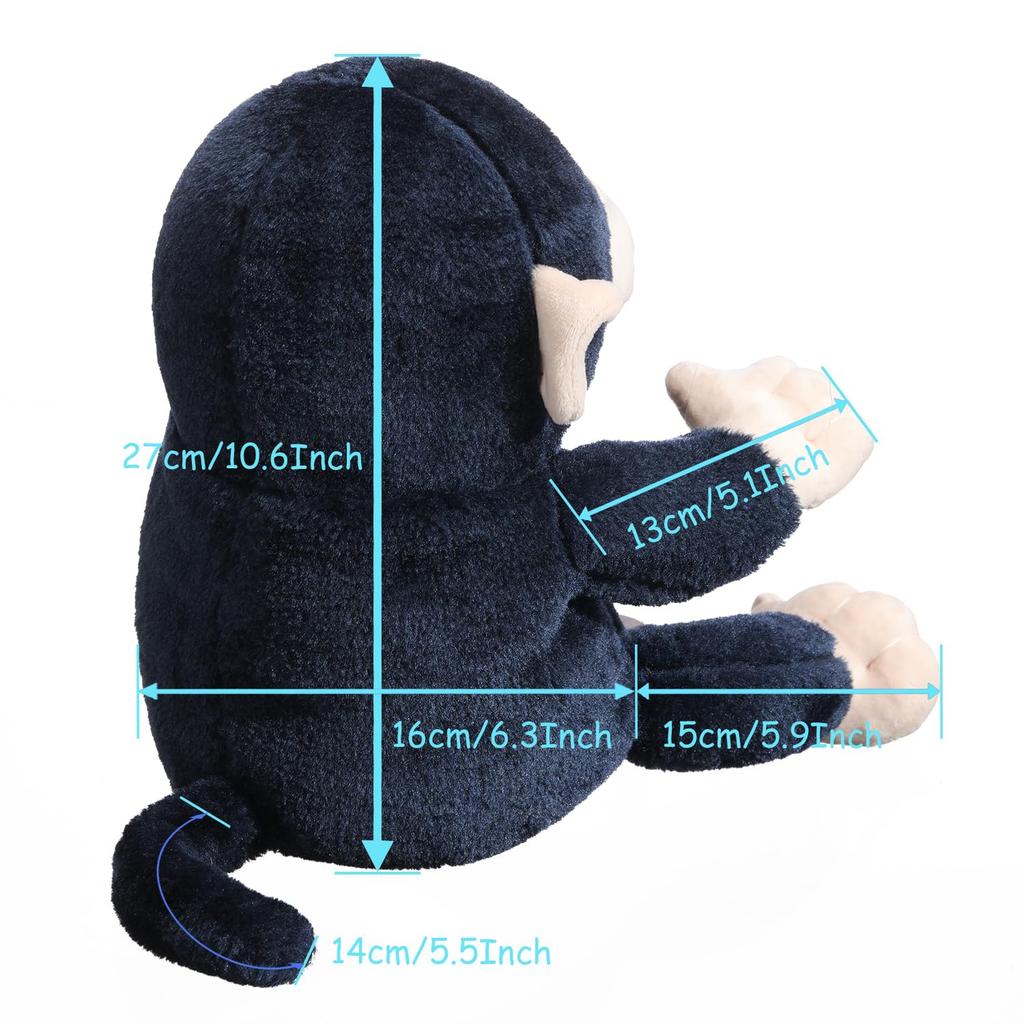 MAZEL Monkey Golf Headcover for Drivers (440cc, 460cc) (Navy Blue)