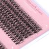 240pcs False Eyelash Clusters D Curl Lifelike Individual Fake Lashes Set for DIY Lash Extension 10mm to 16mm DIY‑SET‑031