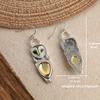 1PC Bohemian Retro Owl Pendant Earrings, Personalized Women's Earrings, Retro Women's Fashion
