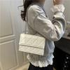 Spring and summer new fashion temperament diamond messenger bag shoulder bag women's commuter work bag small square bag