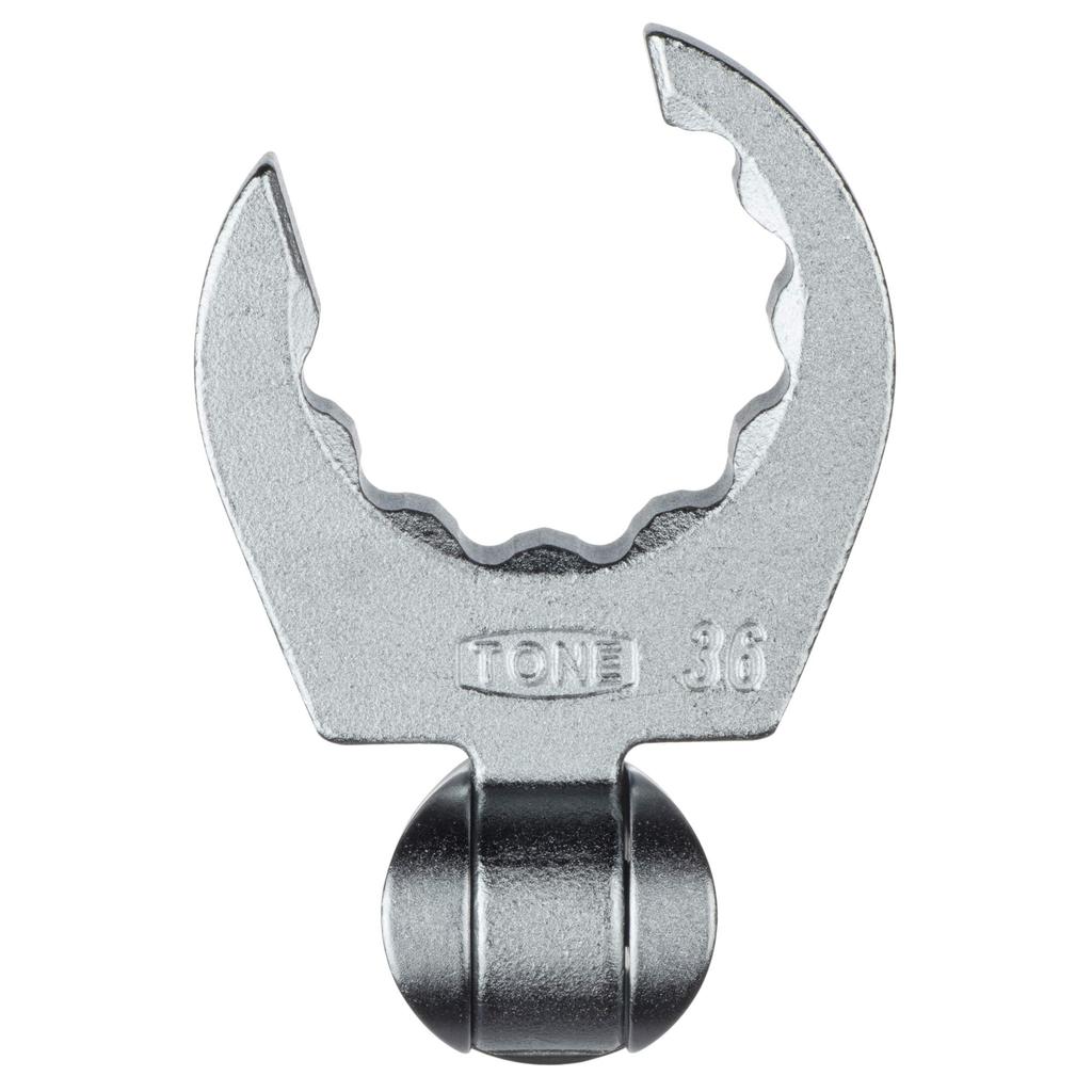 TONE Flex Crowfoot Wrench 36mm Hex Size 4DCF-36F, 12.7mm (1/2") Drive,