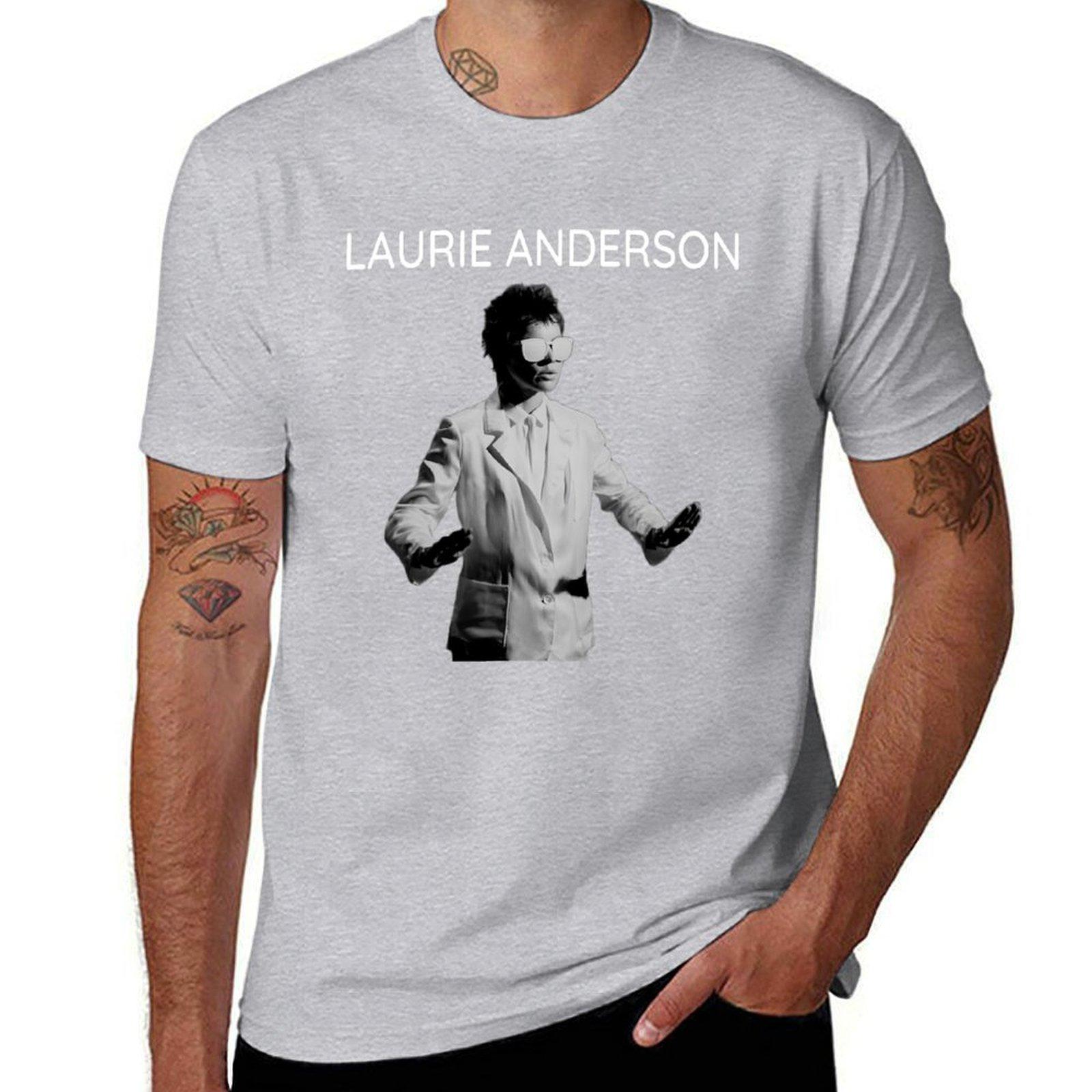 Laurie Anderson Tshirt sweat Aesthetic clothing boys animal print mens clothes S