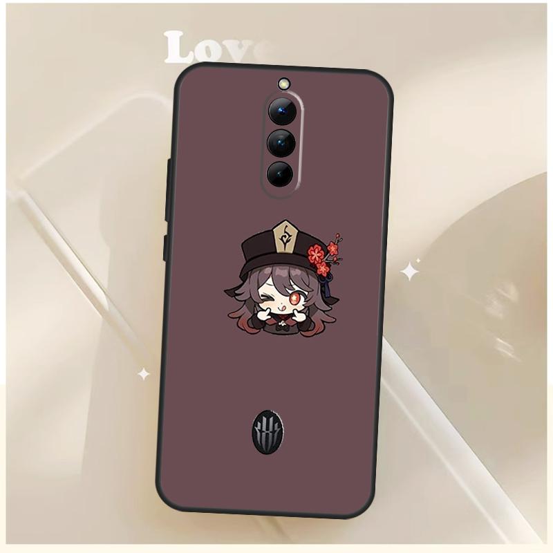 

Hu Tao Genshin Impact chibi Case For ZTE Nubia Red Magic 6 7 6S 7S 8S 9S 10S Pro For RedMagic 10 8 9 11 Pro Plus Cover RedMagic 8S Pro Plus