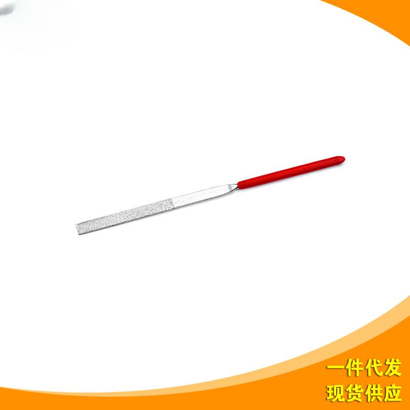 

2pcs Diamond File Set Plastic Handle Metal Stone Grinding Flat Diamond Needle File DIY Wood Rasp File Needle Jewelry Polishing
