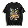 Funny Japanese Food Truck Sushi Print Trendy Casual T-Shirt Pure Cotton T-shirt