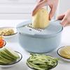 12 IN 1 Function Food Chopper Kitchen Functional Vegetable Cutter Egg Separator Household Straw Wiper Grater