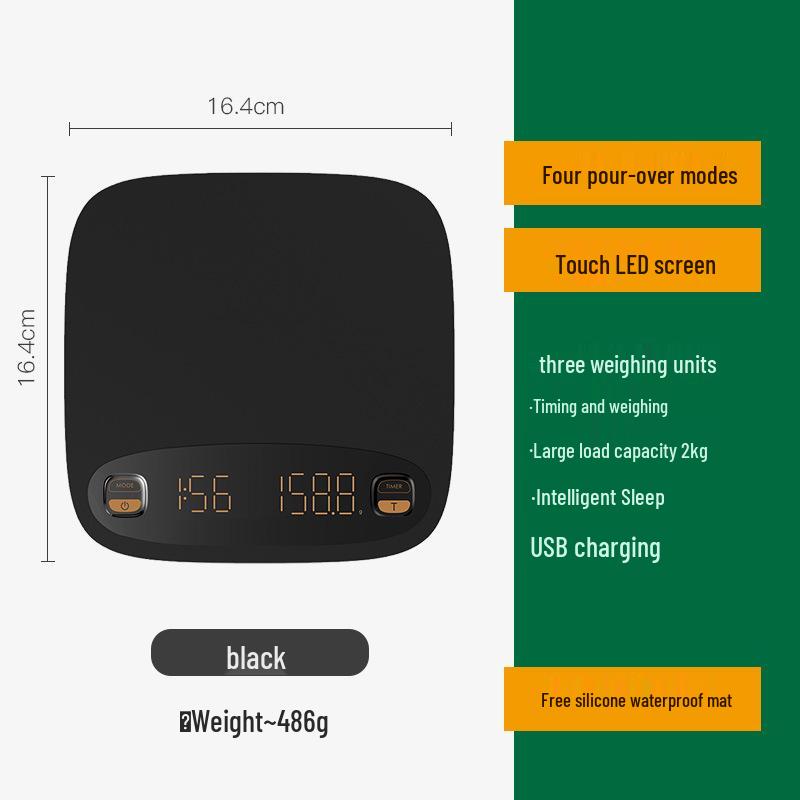 Black USB Rechargeable