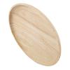 Elegant Round Wood Tea Tray Sushi Snacks Fruits Serving Plate Dish for Home Restaurant 12.5cm