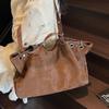 Casual Large-capacity Bag Women's 2025 New Autumn and Winter Retro Commuter Shoulder Bag Portable Tote Bag