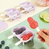 With Sticks Ice Cream Mold With Lids Ice Cream Maker Molds Cute ice Cube Tray  Kitchen Tools