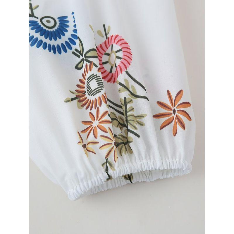 Kaslead New Arrival Women's Clothing Fashion Style Fashion Casual Minimalist All-Matching Printed Short Sleeve Shirt Top