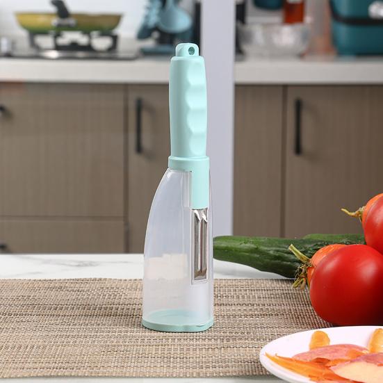 Škrabka Multifunkční Sharp Ergonomická na zeleninu Nerezová škrabka na brambory 3v1 typu úložiště pro domácnost