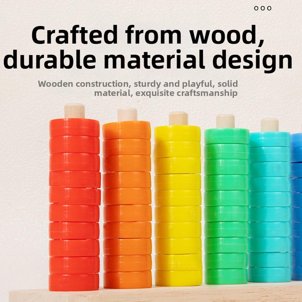 Toddler Wooden Montessori Toys Perfect Educational Gift For Preschoolers Interactive Parent-Child Game