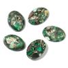 2pcs/lot Natural Stone Cabochon Colorful Imperial Jasper Oval Beads Gemstone Cabochon For DIY Necklace Rings Jewelry Accessories