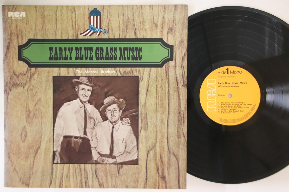 

LP Record MONROE BROTHERS - Early Blue Grass Music RA5504 RCA 1975 Japan Country Used