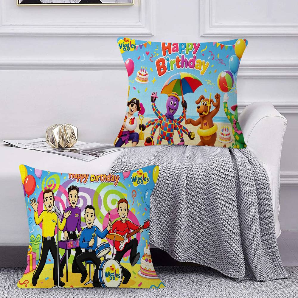 Customized The Wiggles Theme pillow cover sofa cushion cover home room decoration children gift
