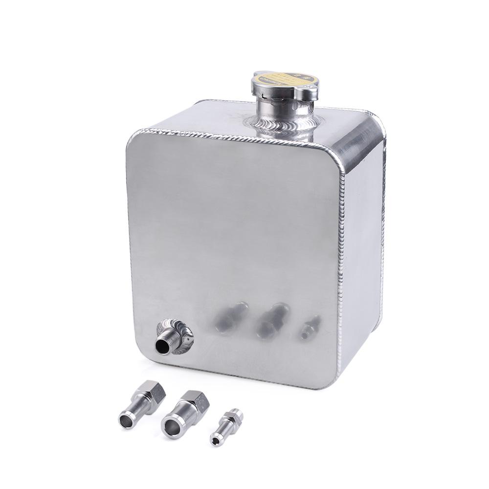 RASTP-2.5L Aluminum Coolant Radiator Overflow Recovery Water Tank Bottle Reservoir  RS-OCC033 серебряный