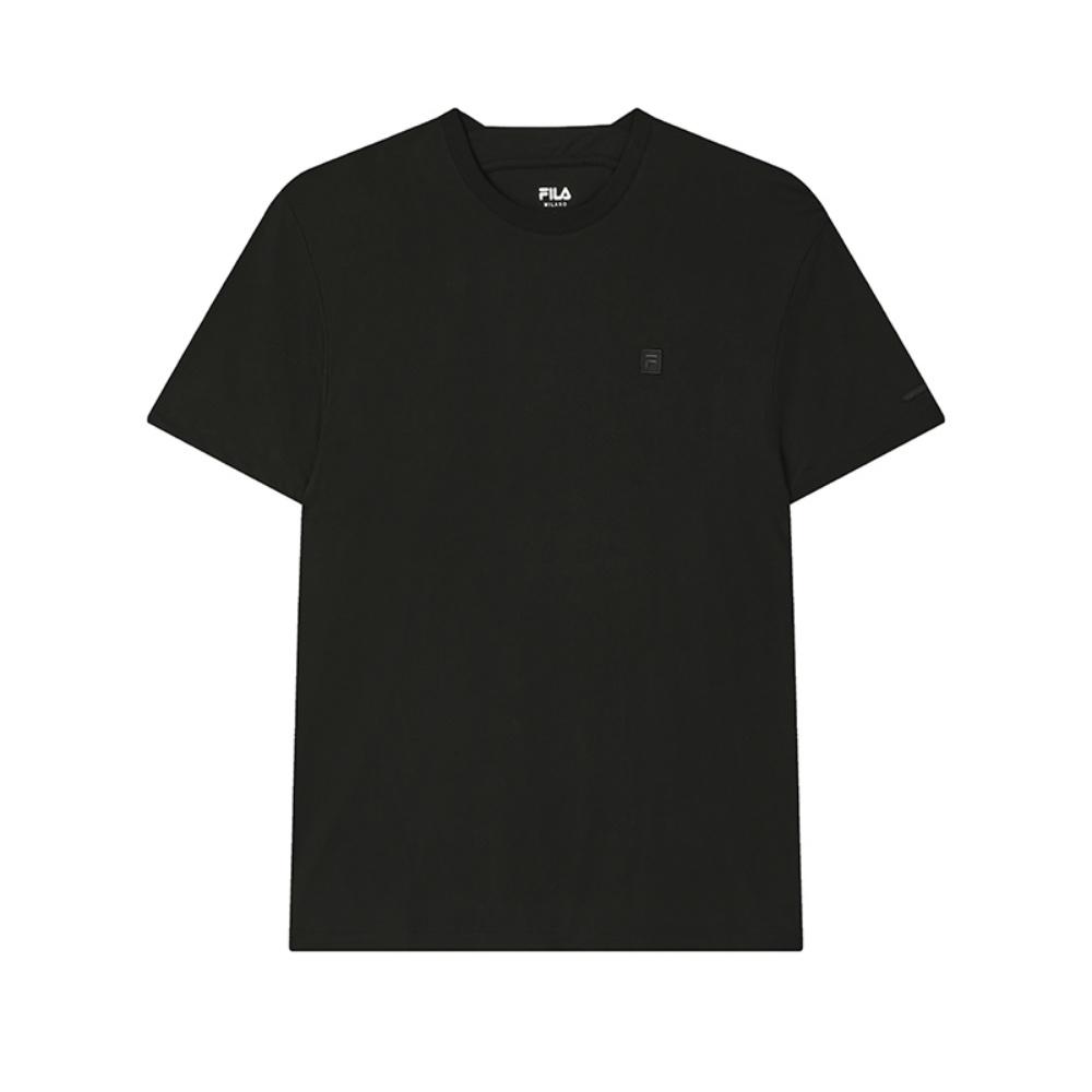 Fila Milano Classic Trendy Versatile Short Sleeve T-Shirt Men Tops Black F11M525107F-BK
