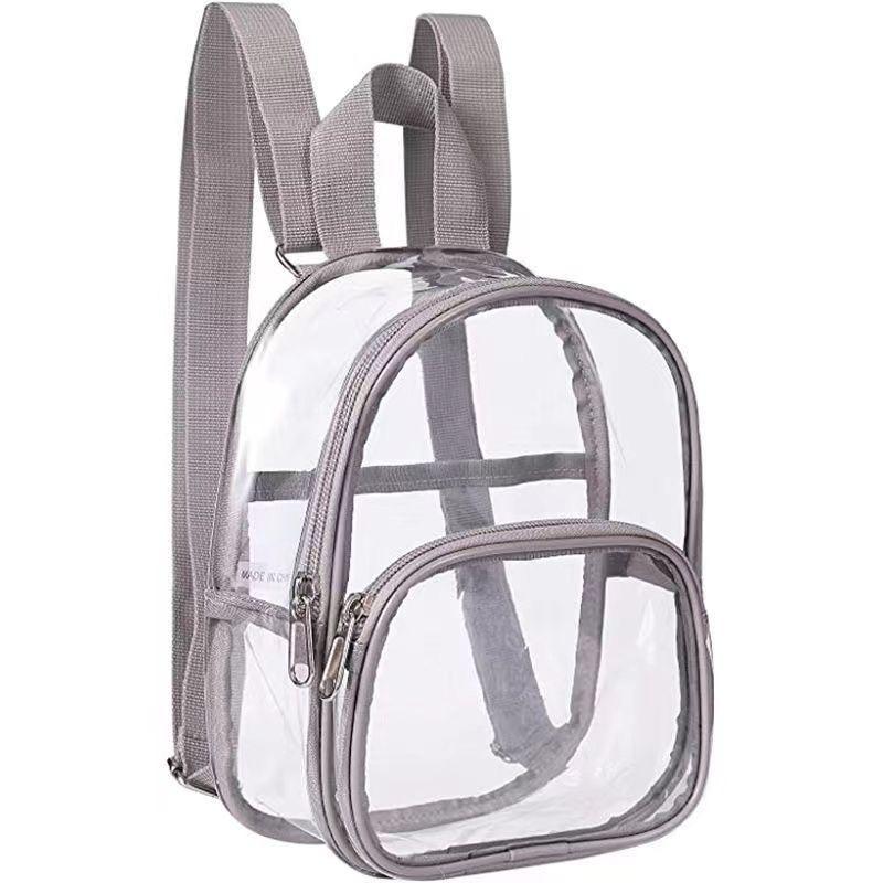 Waterproof Transparent Stadium Backpack - Large Capacity Travel, School, and Makeup Bag
