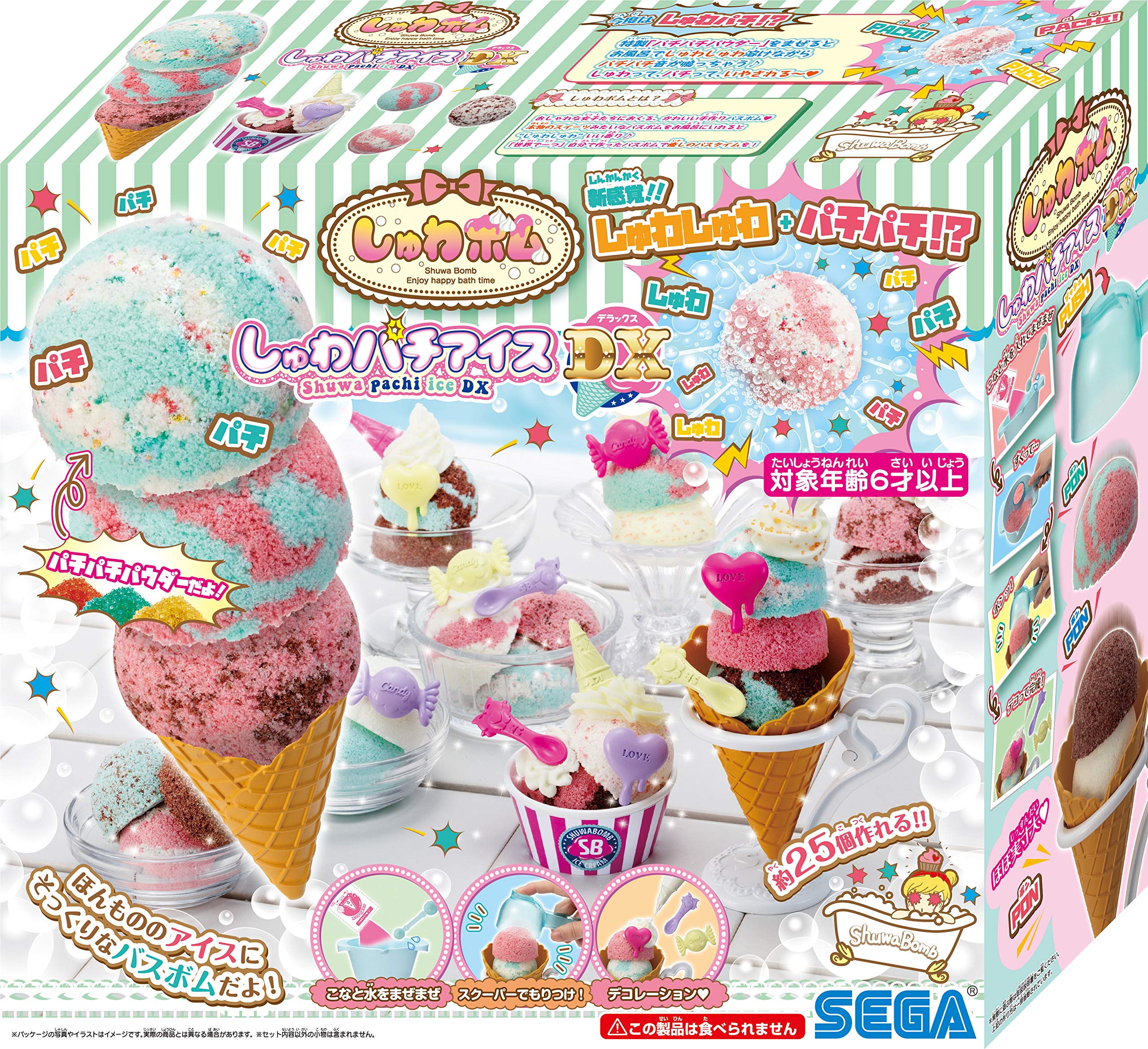 

Shuwa Bomb Shuwa-Pachi Ice DX SB-13 (SEGAFAVE / Шипучая и взрывная бомбочка для ванны DIY-набор)