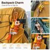 3D Printed Leopard Gecko Keychain Big Eyed Reptile Keychain Toy  Backpack Decoration