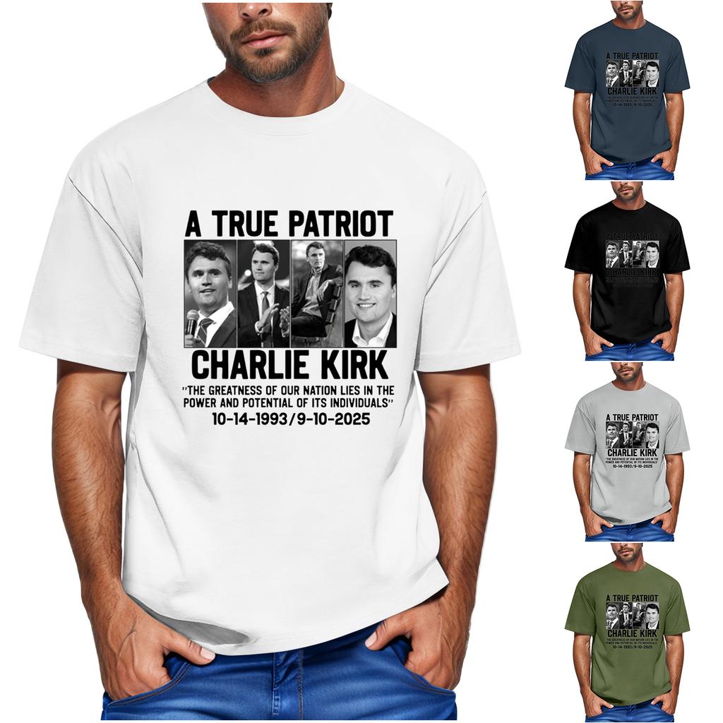 Men'S Fashionable T-Shirt, Street Casual Short Sleeved Clothing