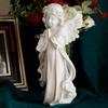 Resin Praying Angel Sculpture Hand Carved Cupid Angel Creative Angels Statues  Home