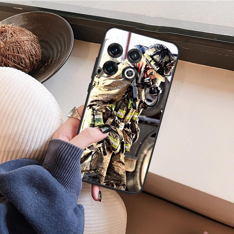 

Firefighter Fireman Heroes Case For OnePlus 15 R 13 R 12R 10R 8T 10T 13T 12 11 10 Pro Nord 5 CE 4 3 2 Lite N20 N30 Cover OnePlus Nord 2