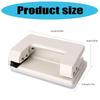 Paper Puncher Punching Machine 2 Holes Punch Portable Paper Punch Manual Puncher Office School Supplies for Student