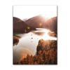 Waterfall Reed Wall Art Canvas Painting Nordic Posters And Prints Wall Pictures For Living Room Autumn Leaves Forest Deer Lake