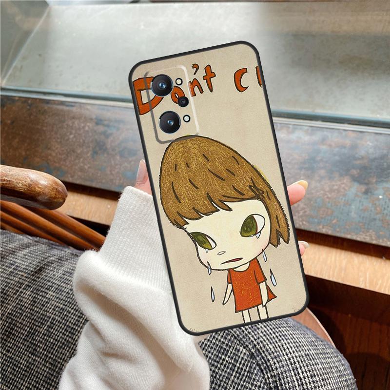 Cartoon Aesthetic Yoshitomo Nara Case For Realme 11 12 13 14 Pro Plus C53 C55 C51 C25 C63 C61 C65 C67 C71 C75 GT6 GT7 15 Pro