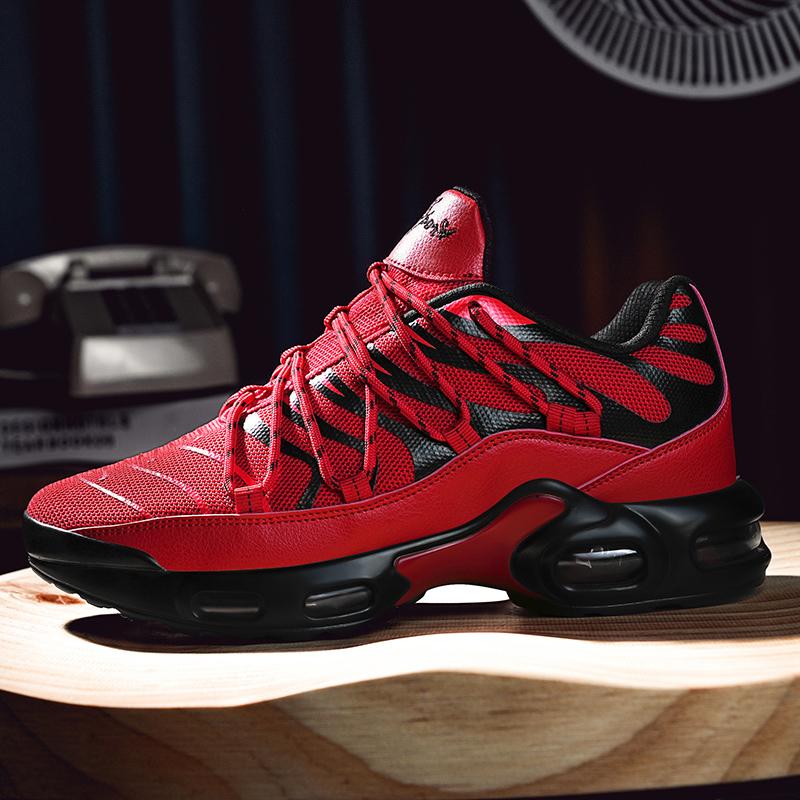 Breathable Basketball Sneakers Size 39-46, Lightweight Cushion Work Shoes for Men, Non-Slip Casual Running Sports Footwear