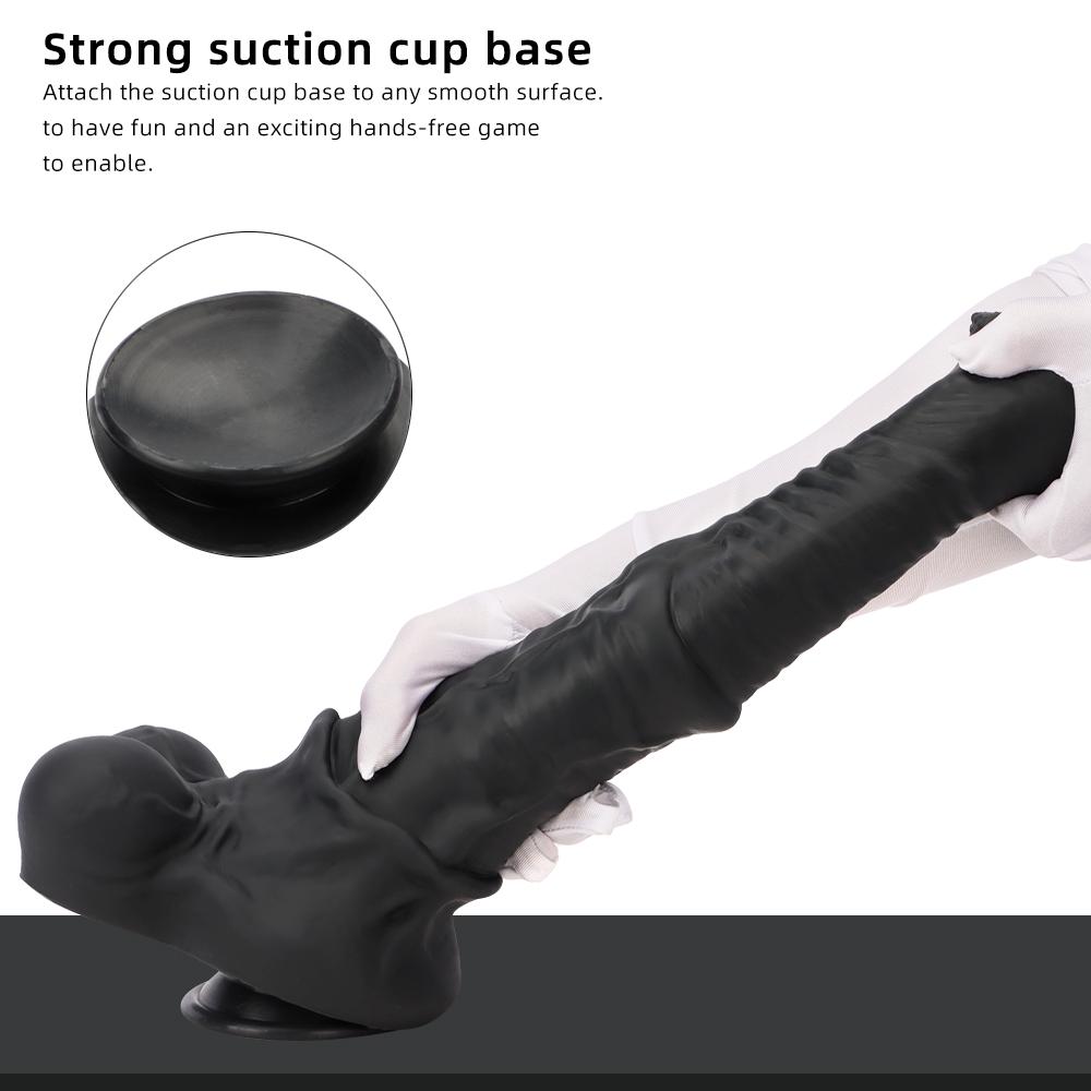 6 dimensioni gigante dildo morbido silicone cavallo cavallo animale dildo pene finto giocattoli del sesso grosso cazzo nero per le donne