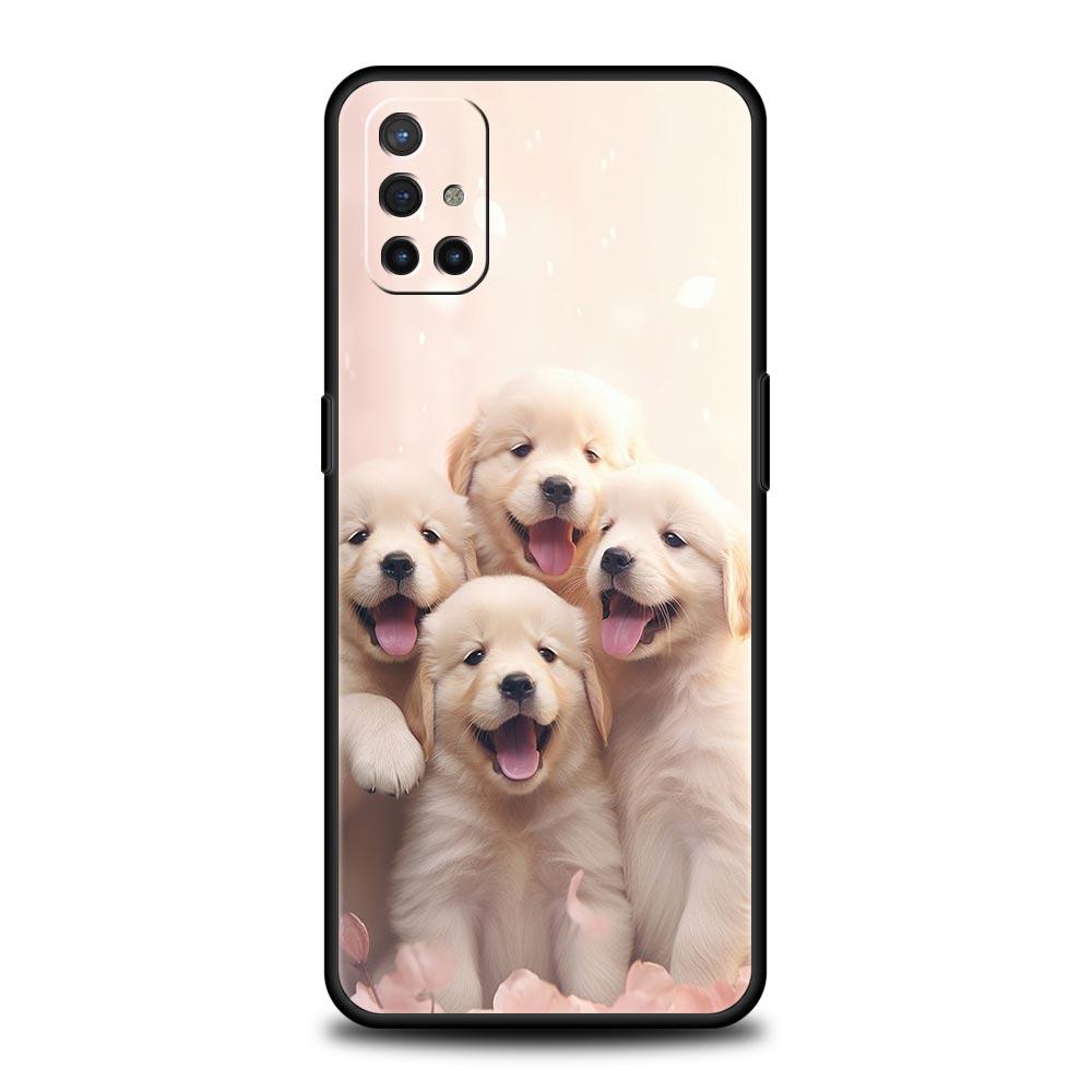 Cute Little Dog Phone Case For Oneplus 13R 13 12R 11 10T 10R Nord N100 N200 N10 10 9 9R 9RT CE 3 2 Z Pro 5G Soft TPU Cover Capas