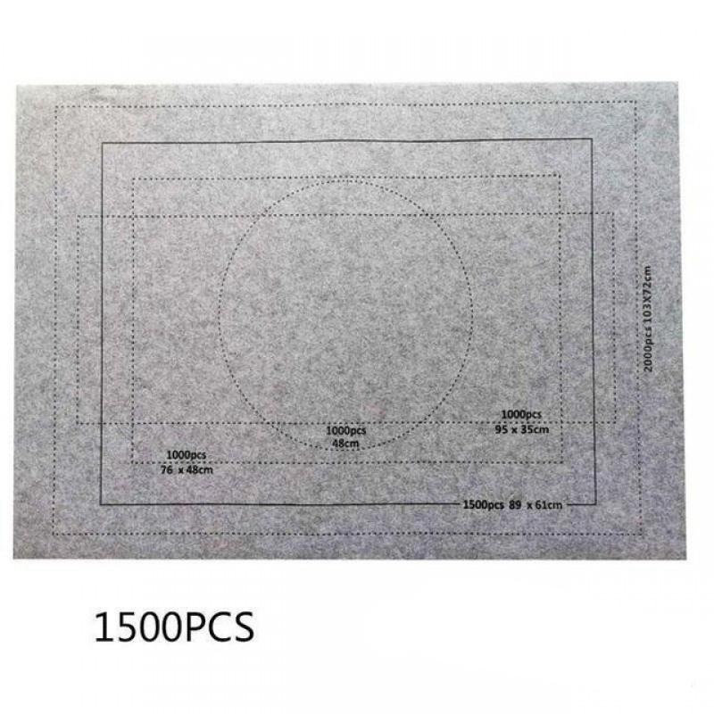 

Свернуть Пазл Вверх Фетровый Коврик для Хранения До 2000 деталей Хранение Пазлов Быстрый Коврик Gery,1500pcs