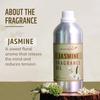 Aromahpure Jasmine Aroma Oil | 1 Liter Undiluted & Natural | Long-Lasting Scent for Aromatherapy, Candle & Soap Making, Diffusers